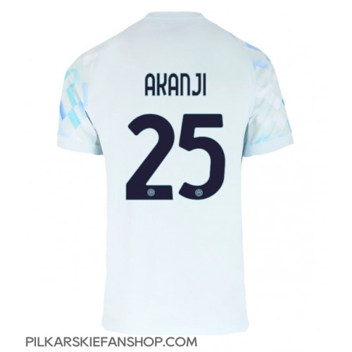 Koszulka piłkarska Inter Milan Manuel Akanji #25 Strój wyjazdowy 2025-26 tanio Krótki Rękaw Koszulka piłkarska Inter Milan Manuel Akanji #25 Strój wyjazdowy 2025-26 tanio Krótki Rękaw